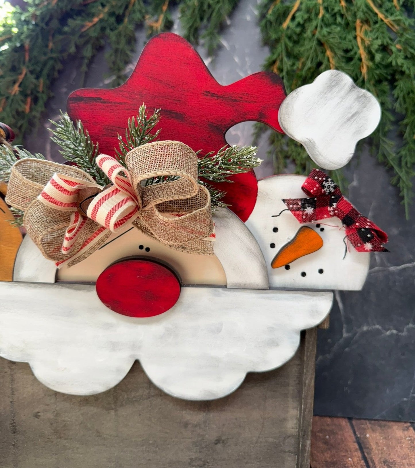 Santa & Friends Shelf Sitter - Nifty Decor & More