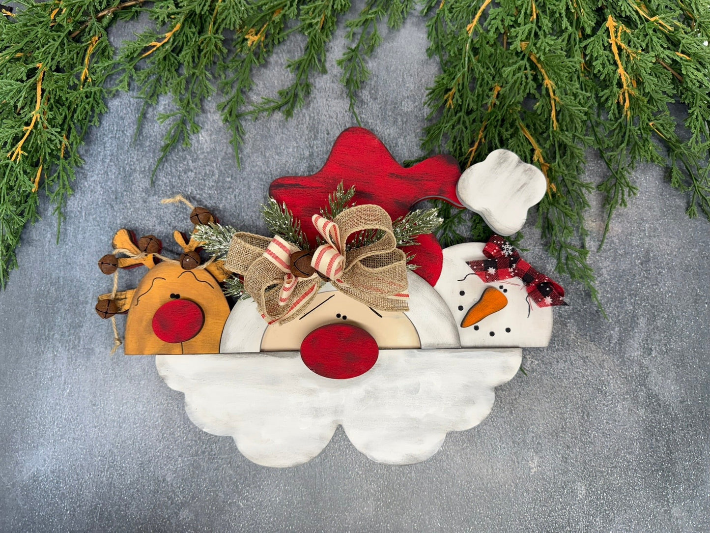 Santa & Friends Shelf Sitter - Nifty Decor & More