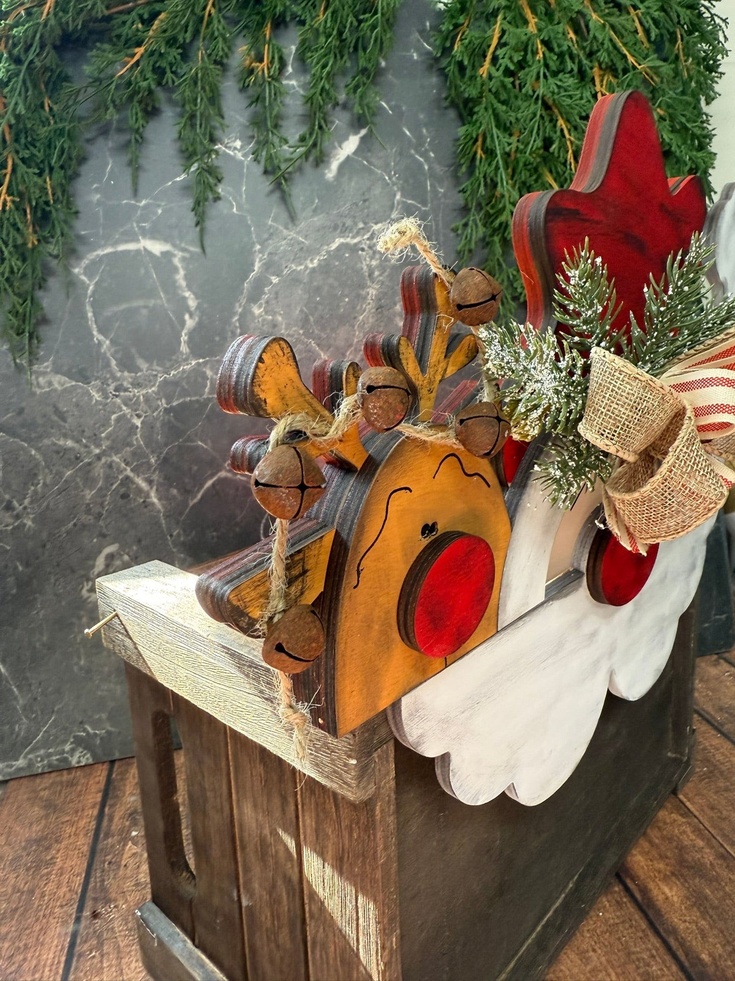 Santa & Friends Shelf Sitter - Nifty Decor & More