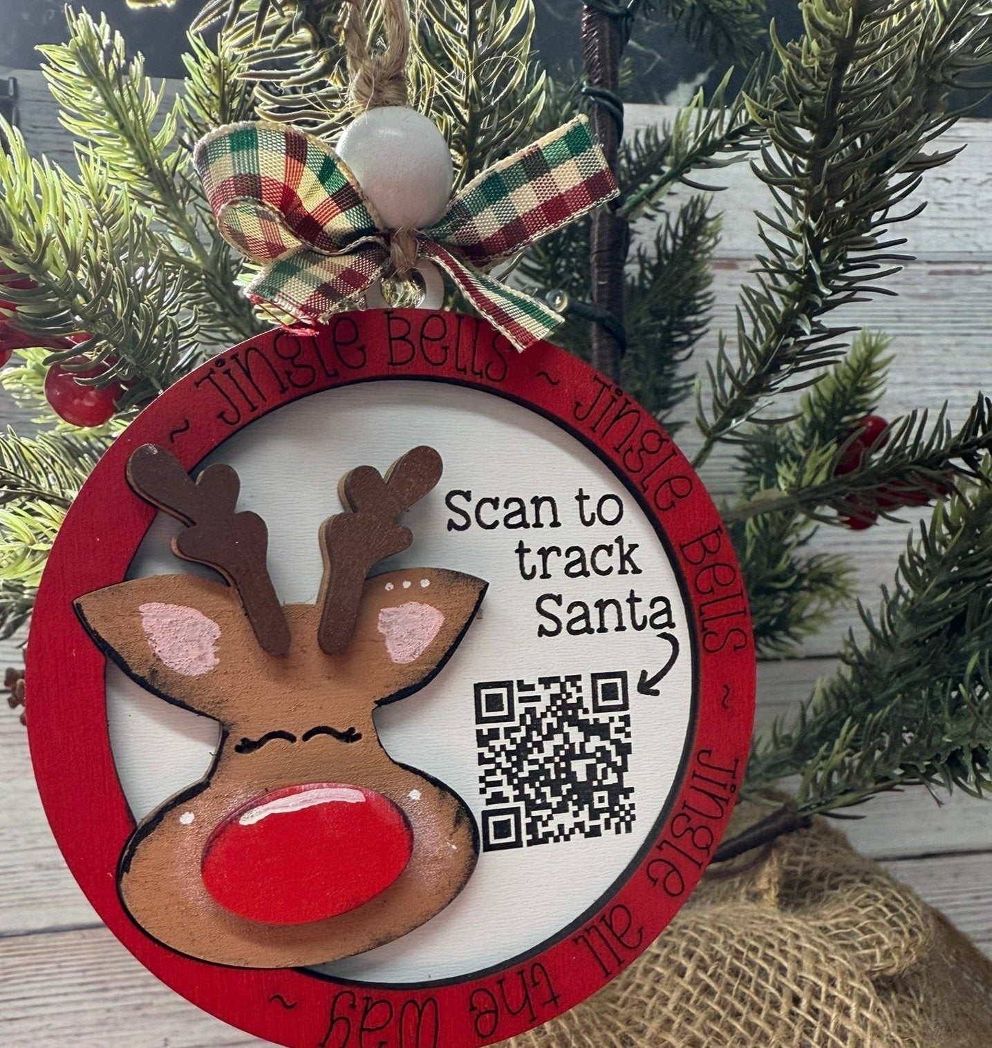Santa Tracker Ornaments - Nifty Decor & More