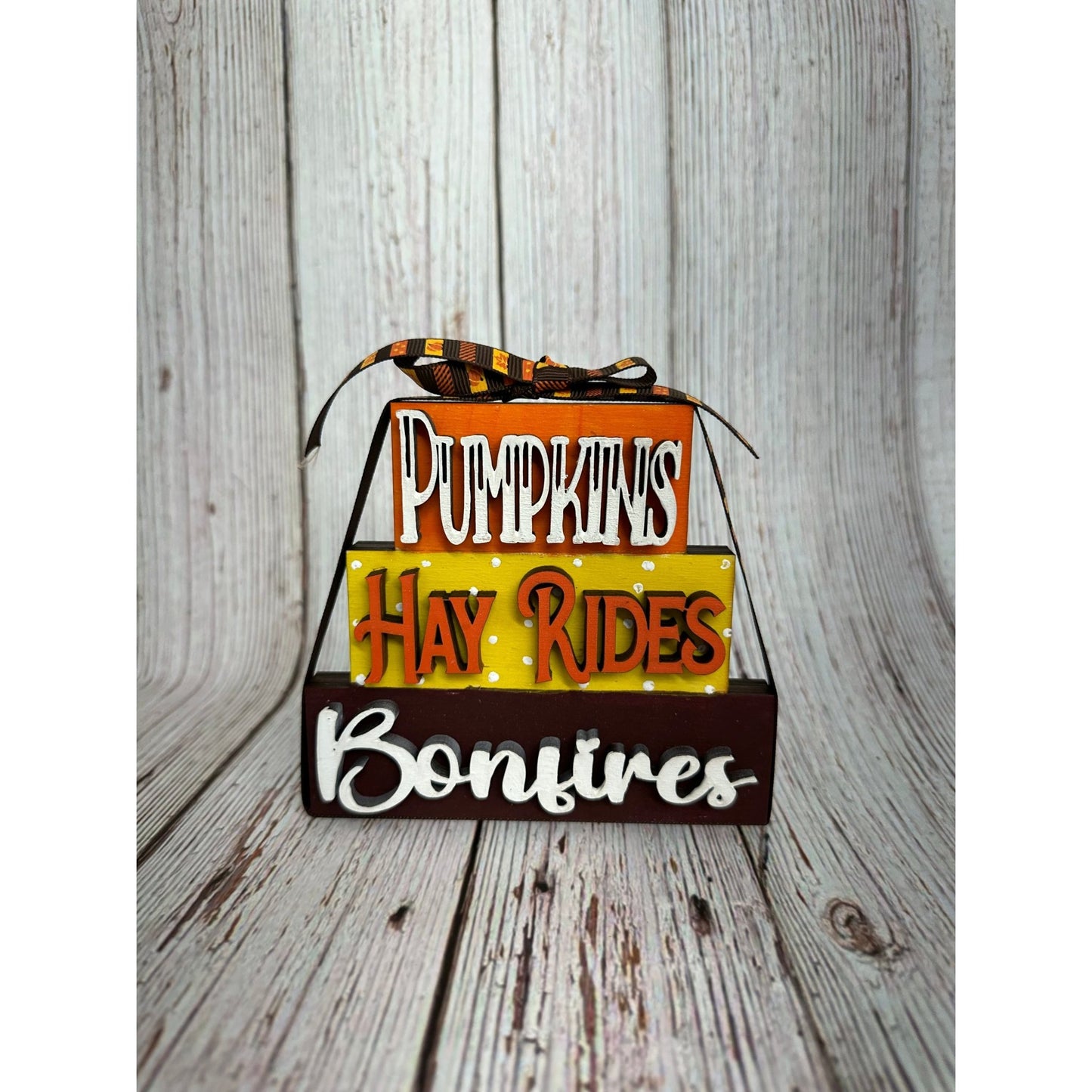 Seasonal Mini Word Stackers - Nifty Decor & More