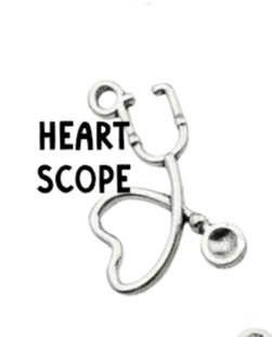 Silver Nurse Pendant Charms, Shiny Healing Symbol Necklace, Thoughtful Gift for Nurses & Caregivers - Nifty Decor & More