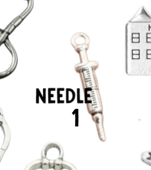 Silver Nurse Pendant Charms, Shiny Healing Symbol Necklace, Thoughtful Gift for Nurses & Caregivers - Nifty Decor & More