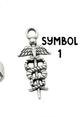 Silver Nurse Pendant Charms, Shiny Healing Symbol Necklace, Thoughtful Gift for Nurses & Caregivers - Nifty Decor & More