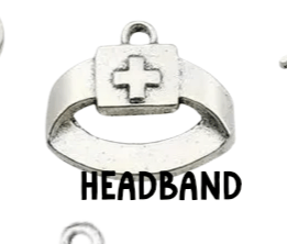 Silver Nurse Pendant Charms, Shiny Healing Symbol Necklace, Thoughtful Gift for Nurses & Caregivers - Nifty Decor & More