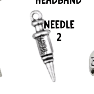 Silver Nurse Pendant Charms, Shiny Healing Symbol Necklace, Thoughtful Gift for Nurses & Caregivers - Nifty Decor & More