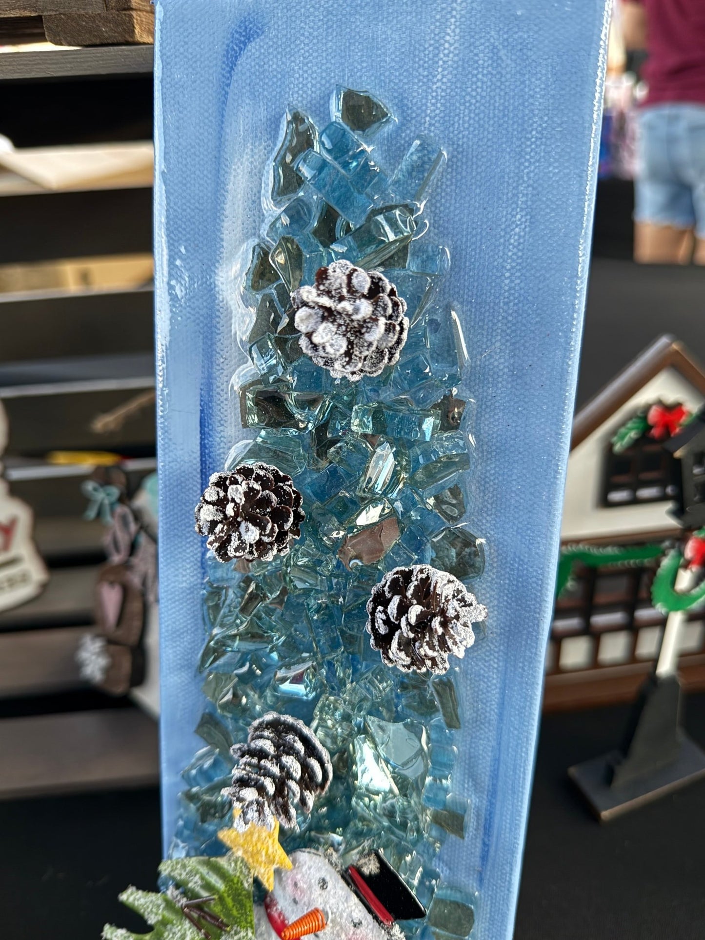 Snowman Tree Resin Frame - Nifty Decor & More