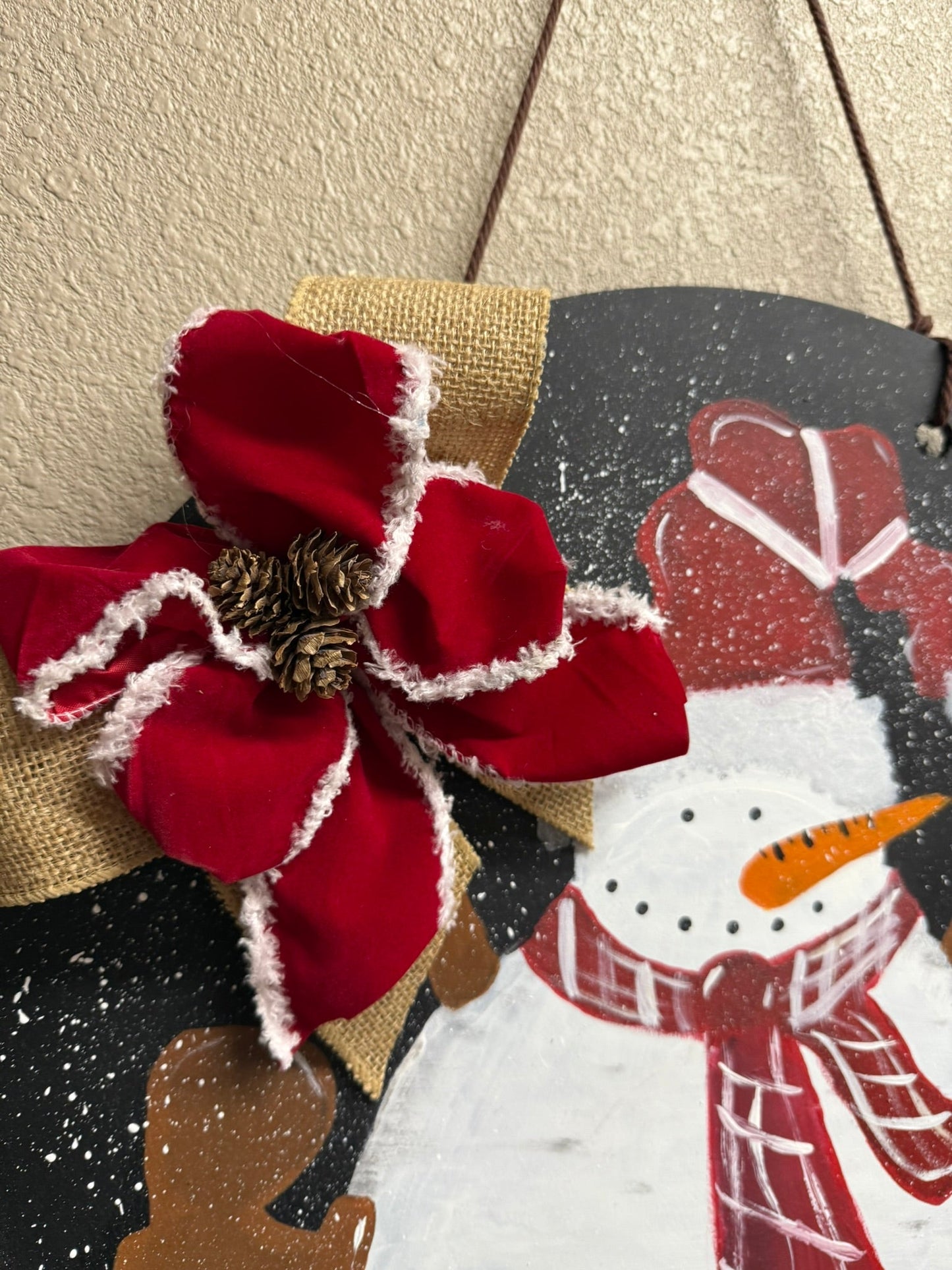 Snowman Welcome Hanger