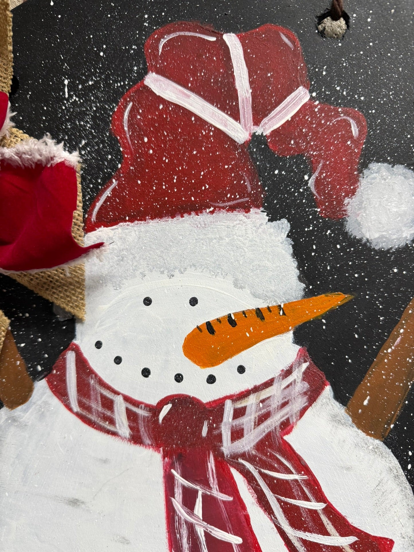 Snowman Welcome Hanger