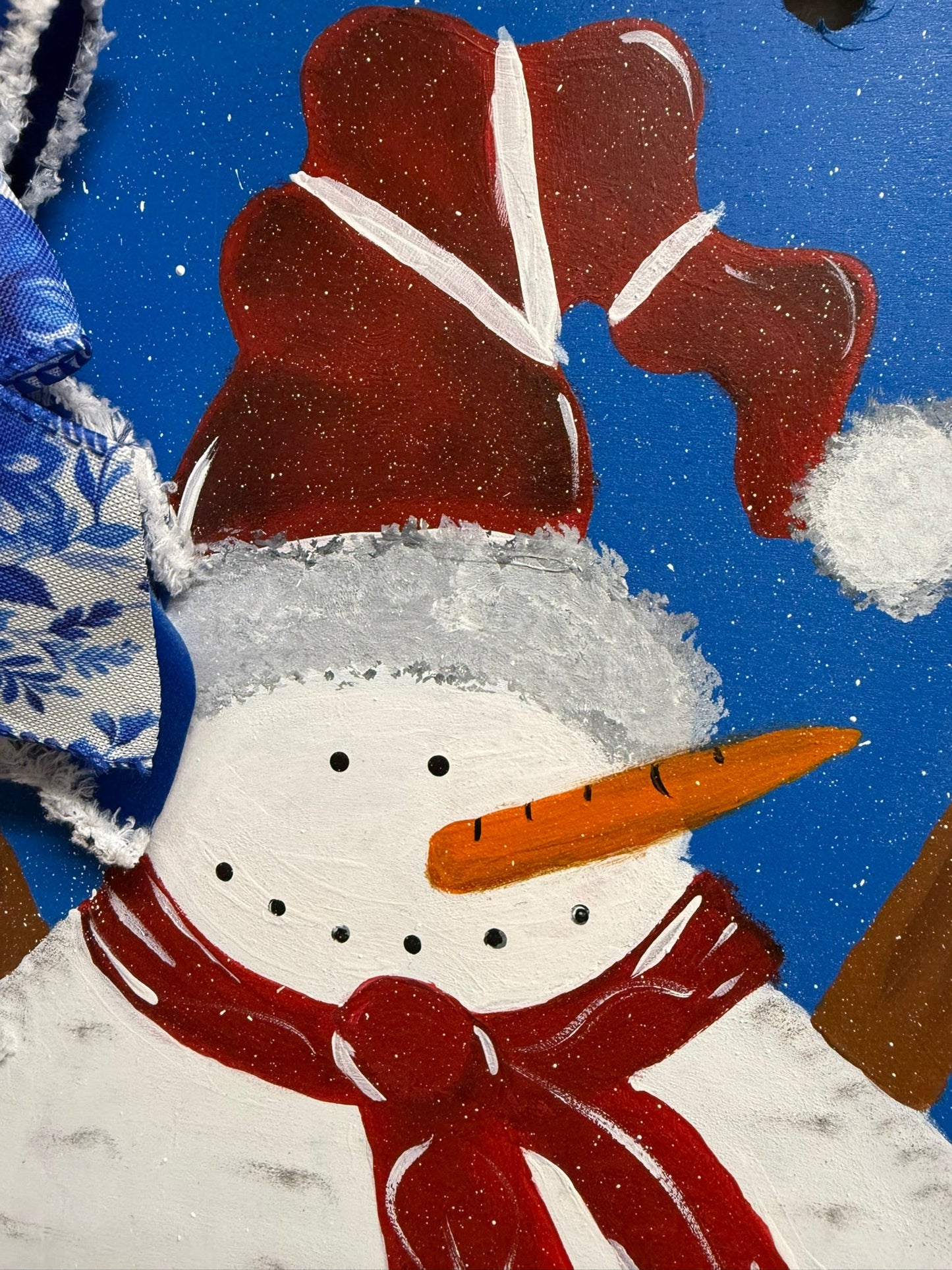 Snowman Welcome Hanger