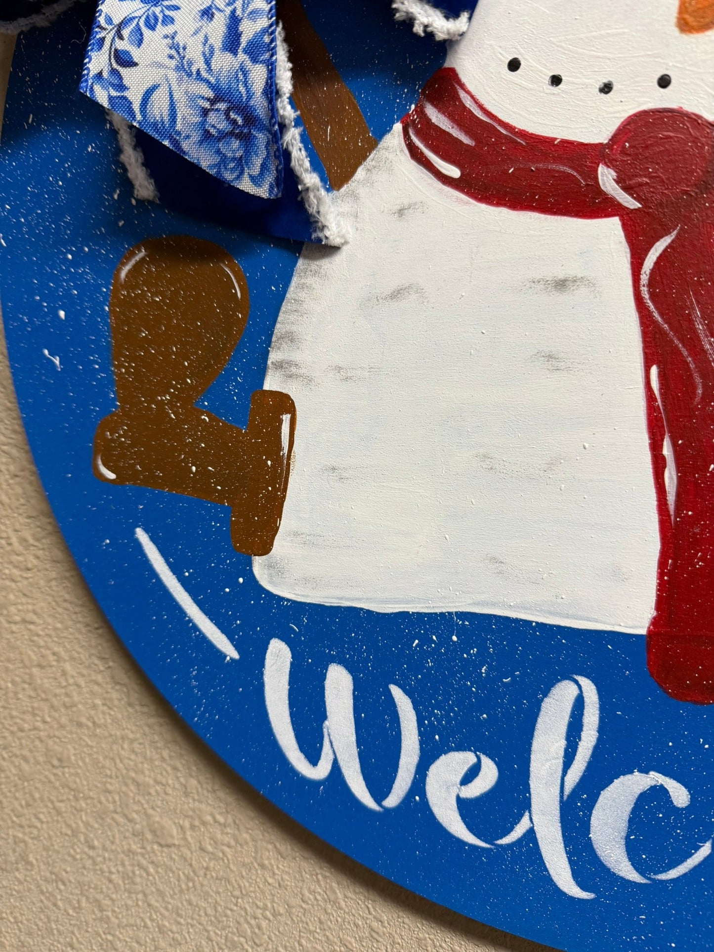 Snowman Welcome Hanger