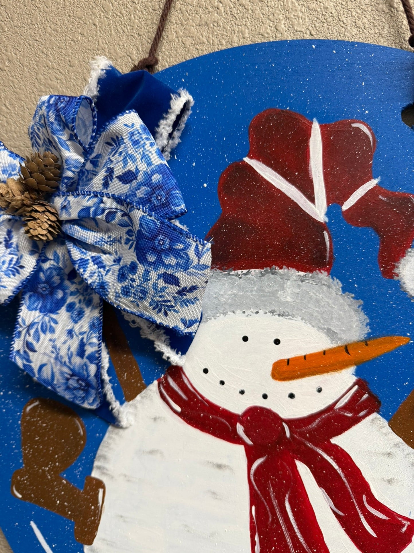 Snowman Welcome Hanger