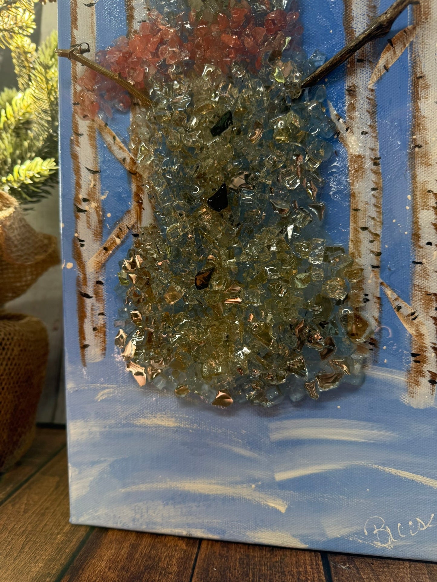Snowman Winter Scene Resin Frame - Nifty Decor & More