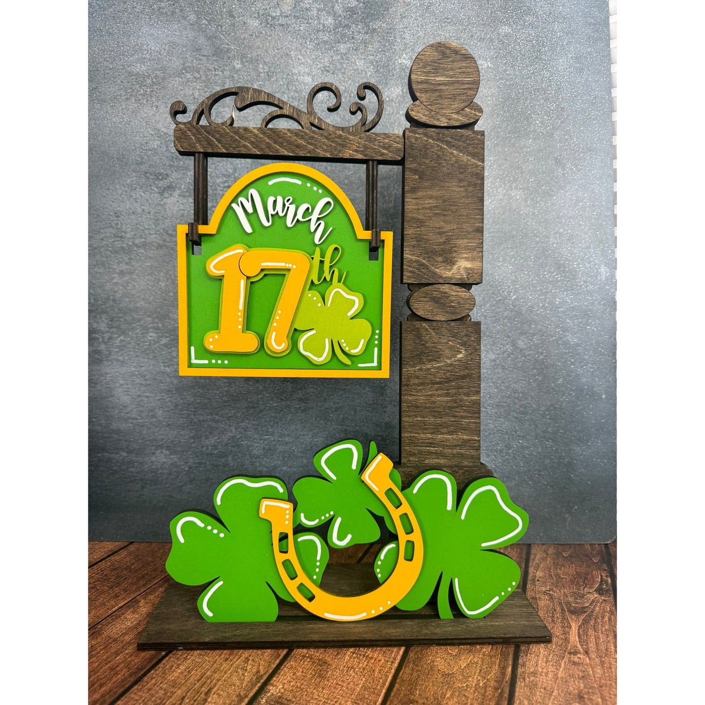 St. Patrick's Day Mini Post Interchangeable Add On with Mini Post