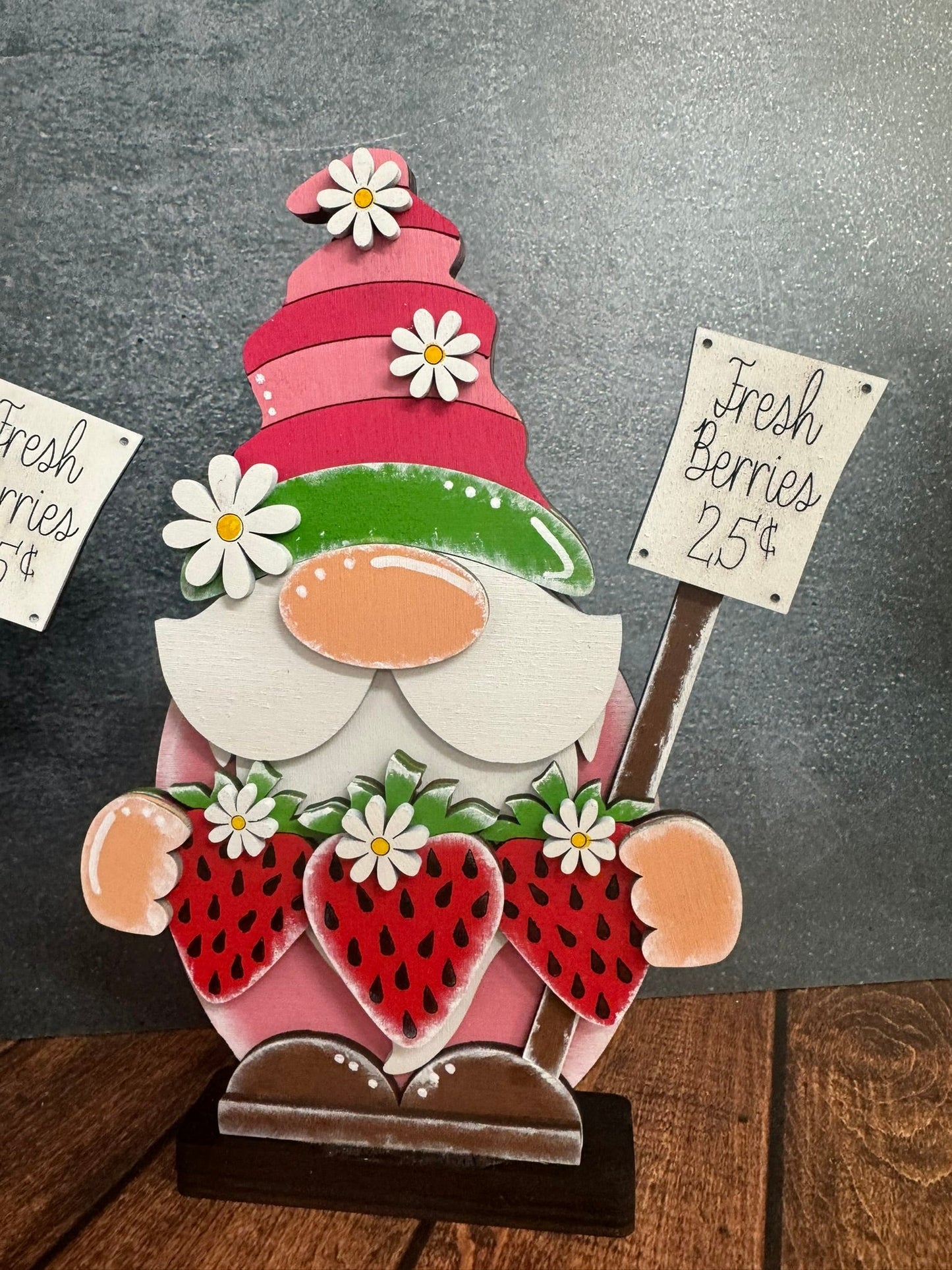 Strawberry Gnomes Summer Gnome Shelf Sitter Boy