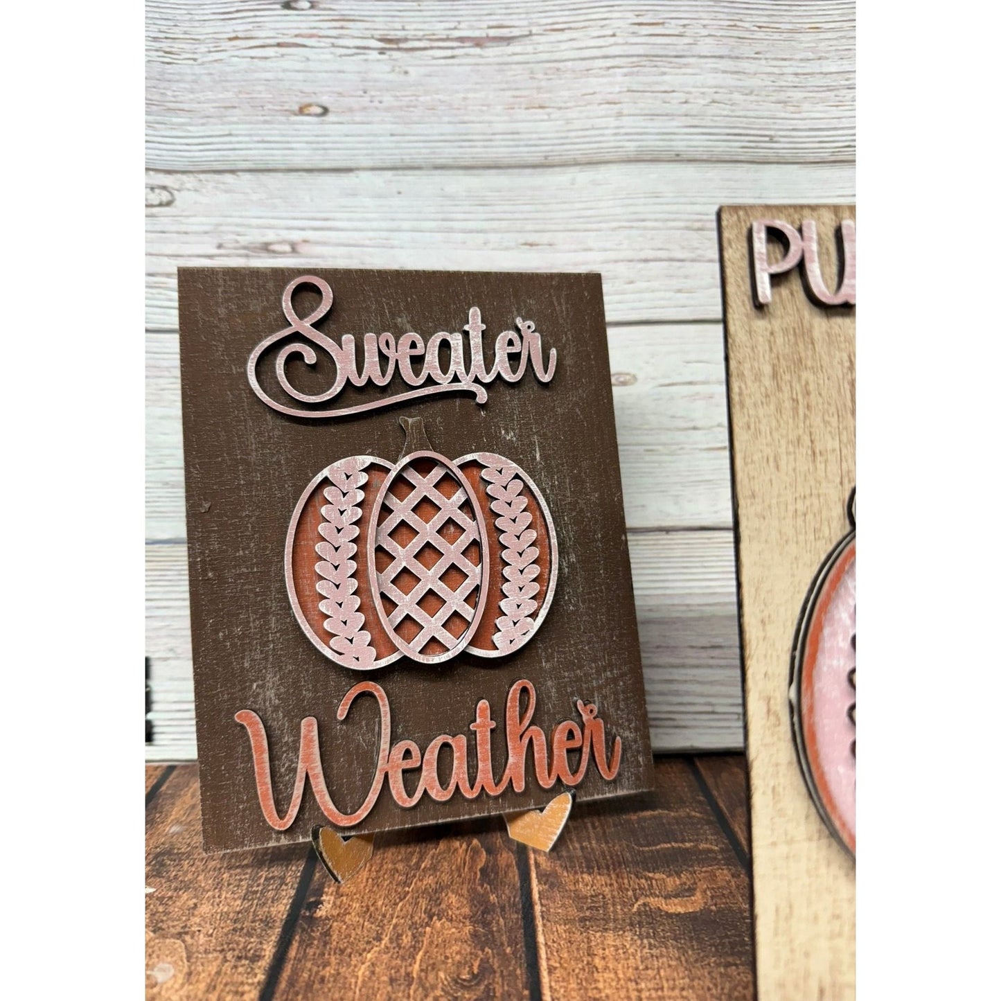Sweater Trio Sign - 3PC Set