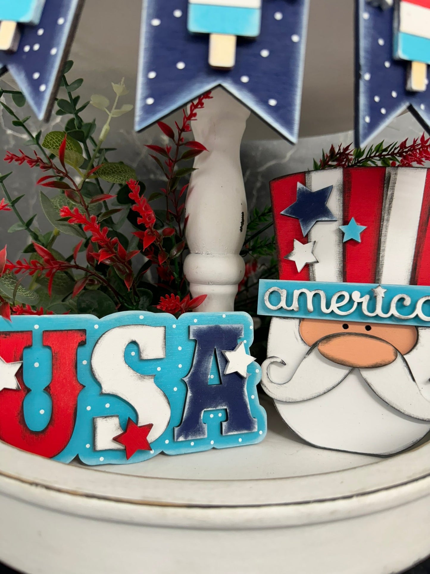 Sweet Land of Liberty Tiered Tray Tiered Tray