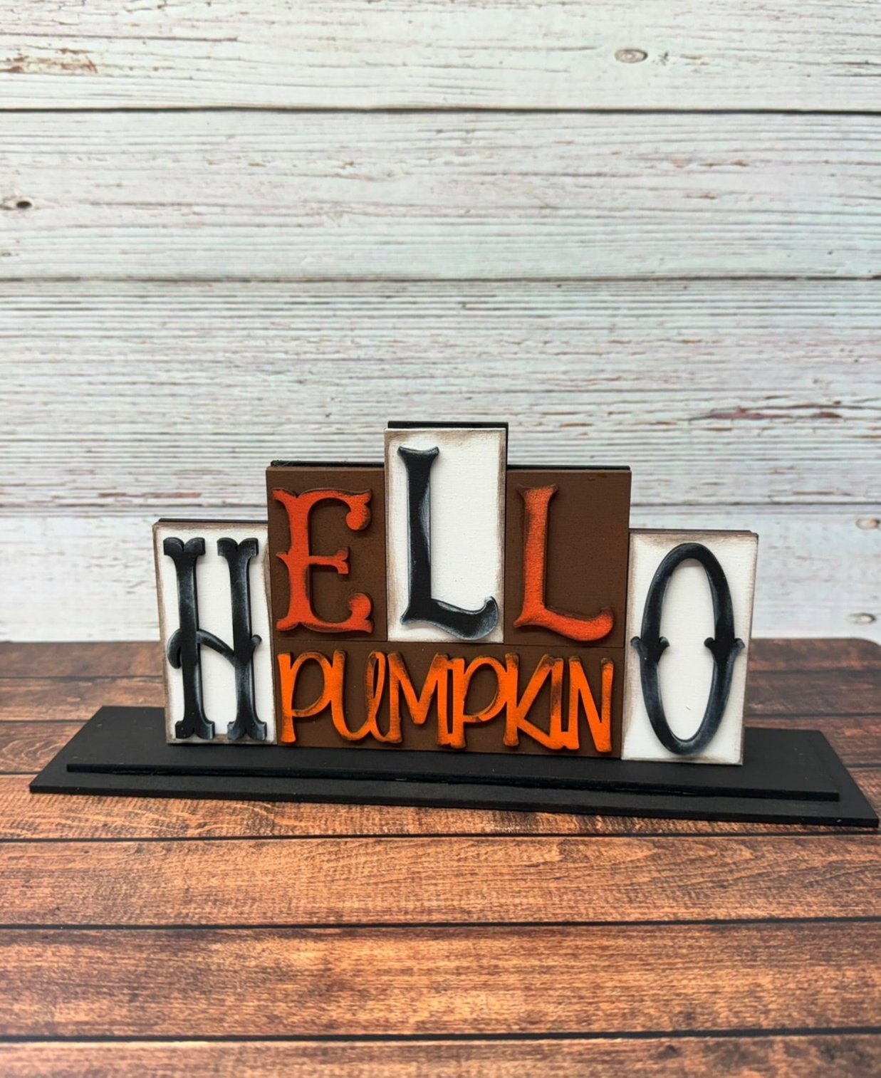 Thanksgiving Word Blocks Hello