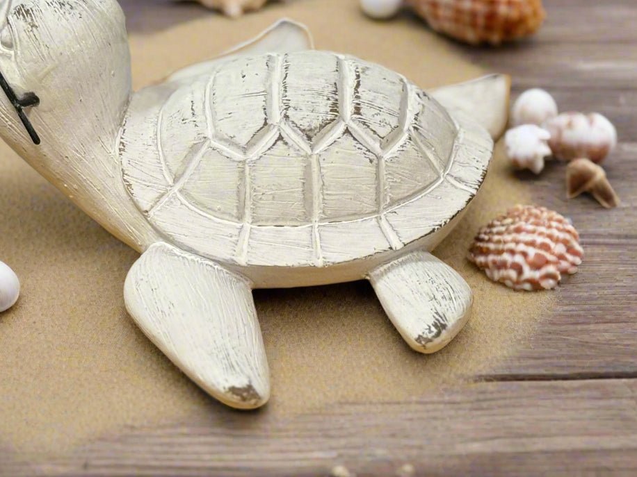 Turtle with Glasses: Ocean Decor, Sea Life Home Decor, Nautical Accent, Coastal Art, Unique Gift for Ocean Lovers - Nifty Decor & More