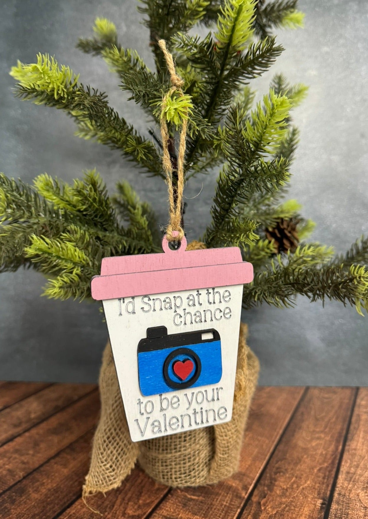 Valentine Latte Cup Ornament Gift Card Holder - Nifty Decor & More