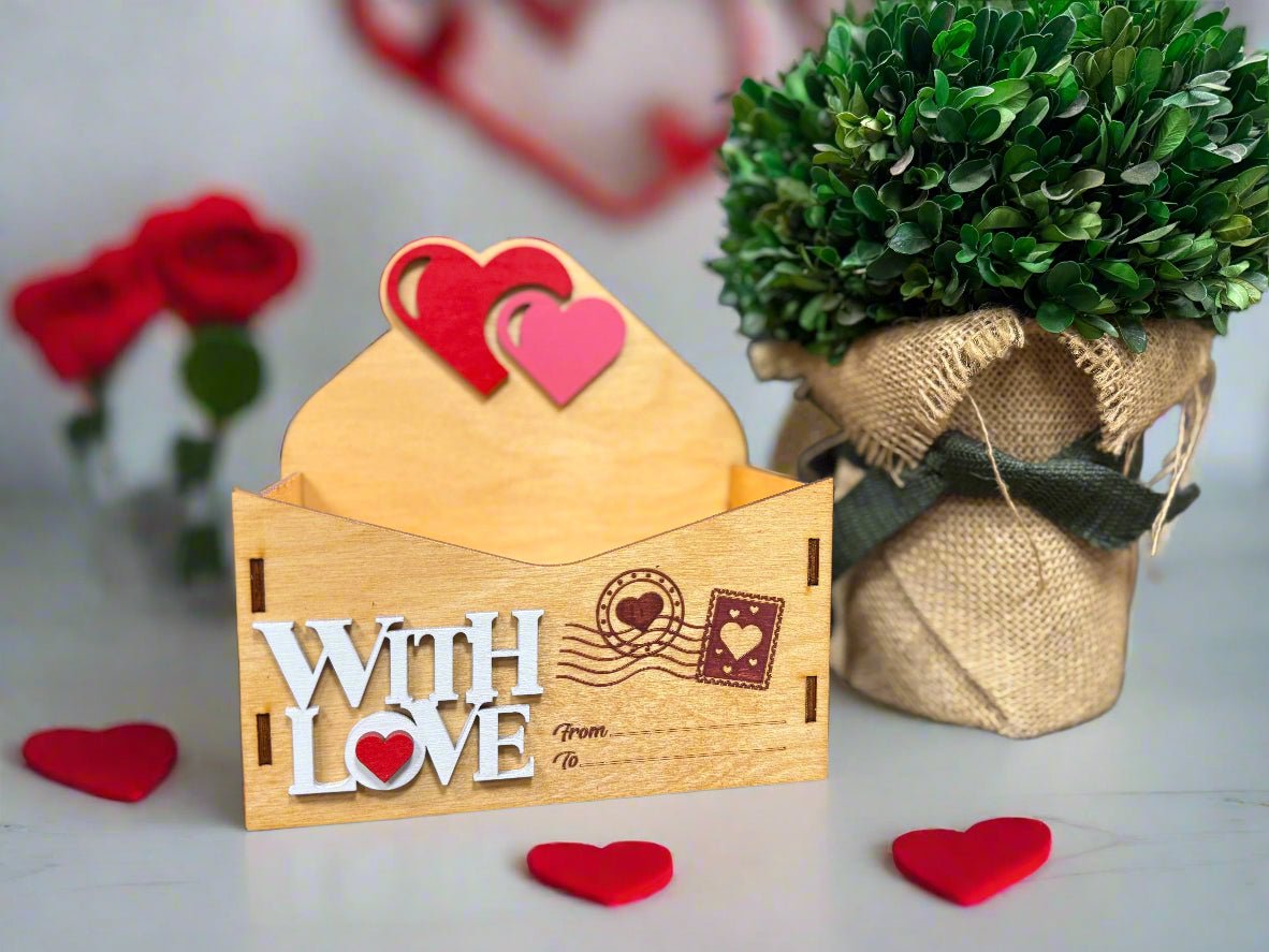 Valentine Love Letter Goodie Box - Fill with Special Gifts | Unique Candy Gift Box Idea for Sweethearts With Love