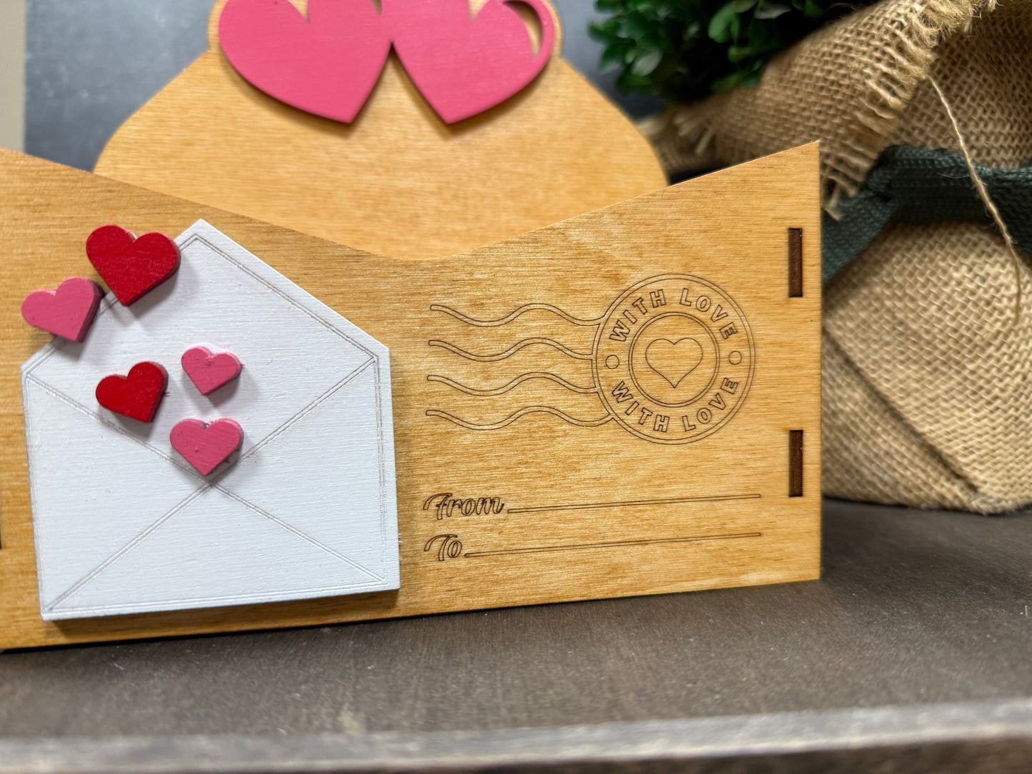 Valentine Love Letter Goodie Box - Fill with Special Gifts | Unique Candy Gift Box Idea for Sweethearts