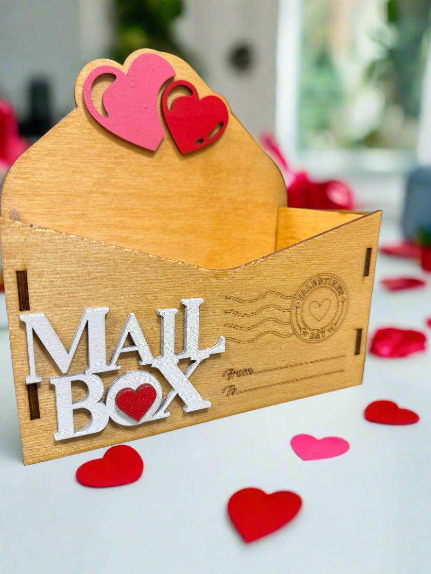 Valentine Love Letter Goodie Box - Fill with Special Gifts | Unique Candy Gift Box Idea for Sweethearts Mail Box