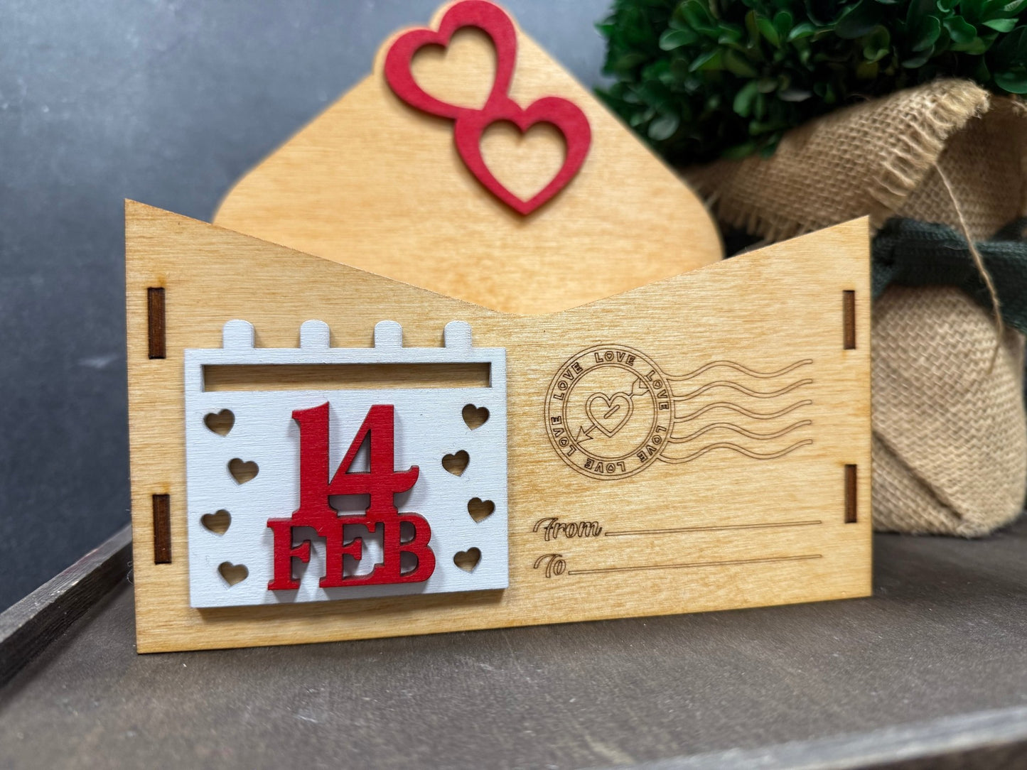 Valentine Love Letter Goodie Box - Fill with Special Gifts | Unique Candy Gift Box Idea for Sweethearts