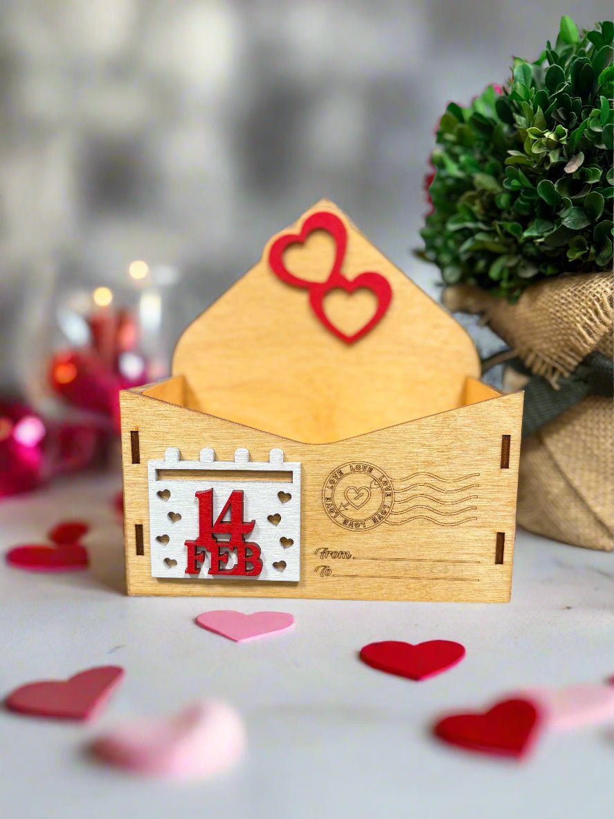 Valentine Love Letter Goodie Box - Fill with Special Gifts | Unique Candy Gift Box Idea for Sweethearts 14 Feb