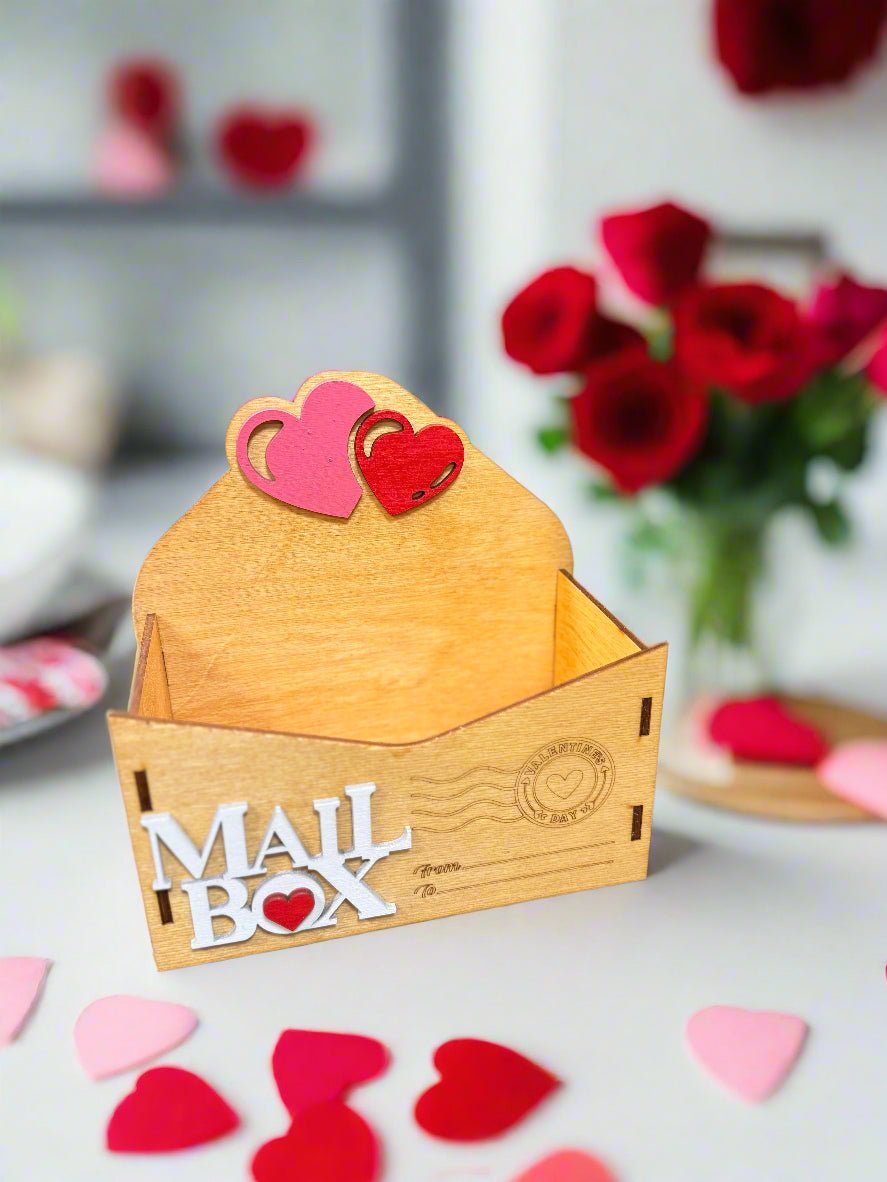 Valentine Love Letter Goodie Box - Fill with Special Gifts | Unique Candy Gift Box Idea for Sweethearts