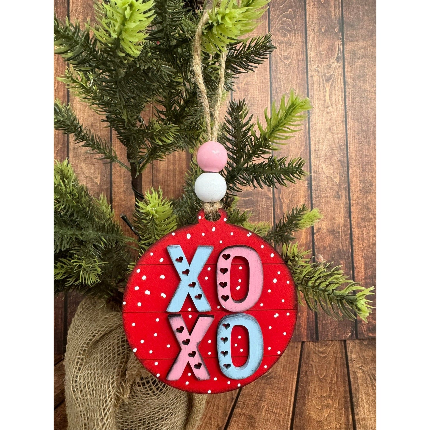 Valentine Ornaments Valentine Gift XOXO