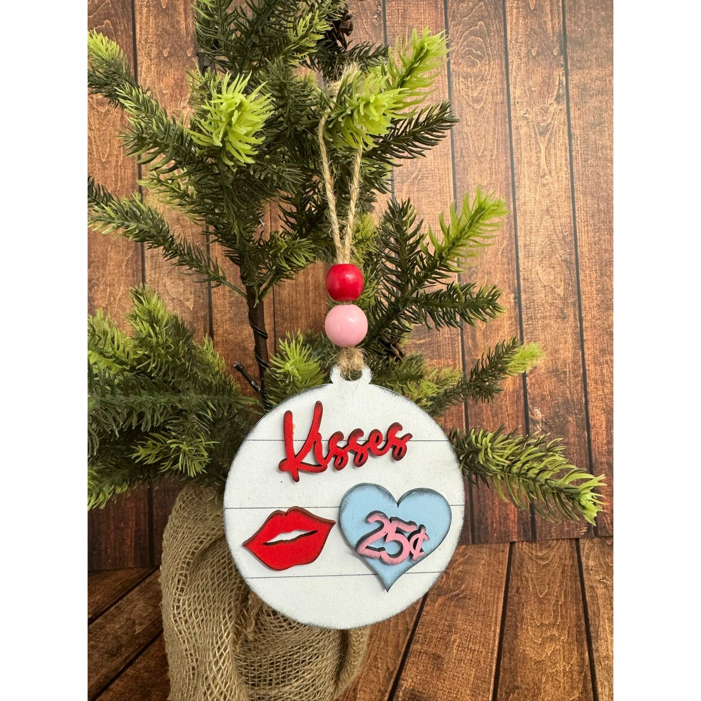 Valentine Ornaments Valentine Gift Kisses