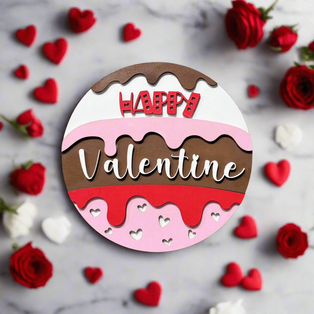 Valentine Sign Hangers Valentine Cake