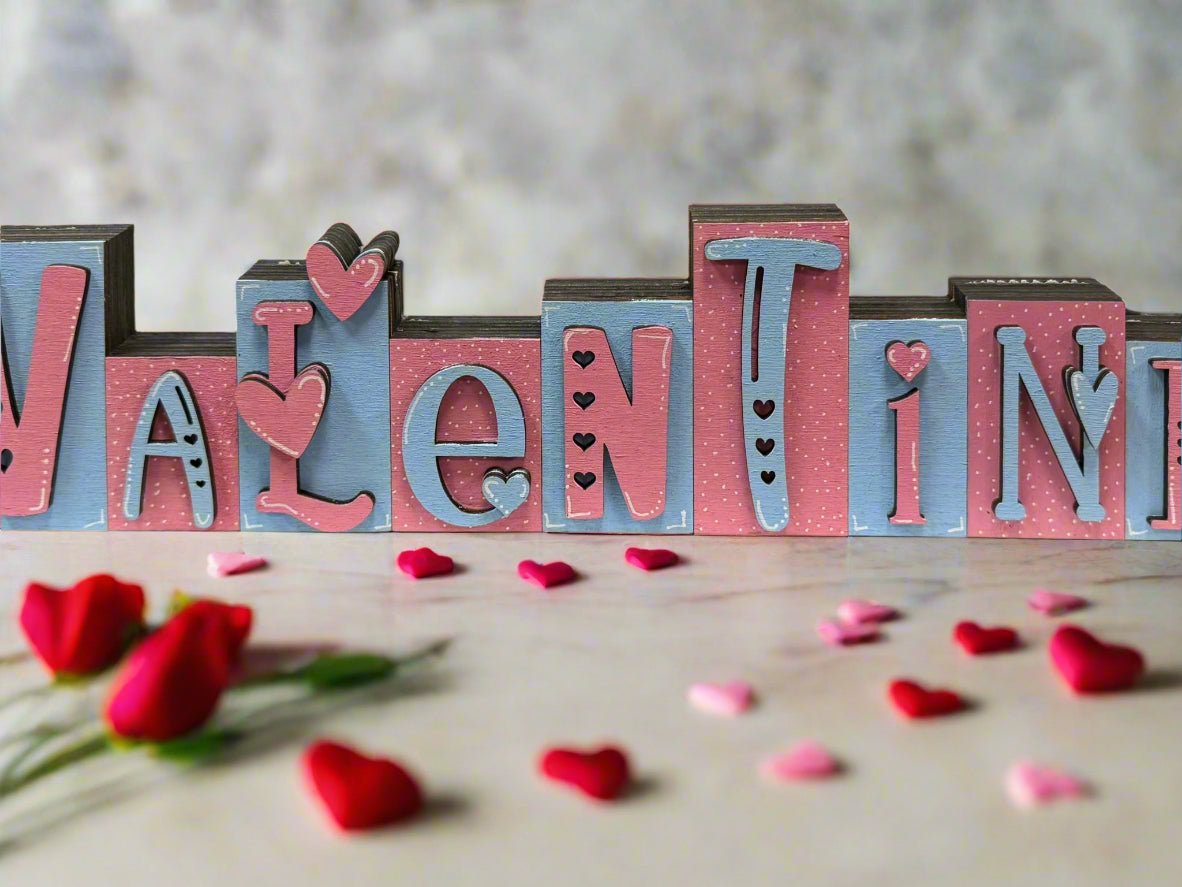 Valentine Word Shelf Sitter Valentine Shelf Sitter
