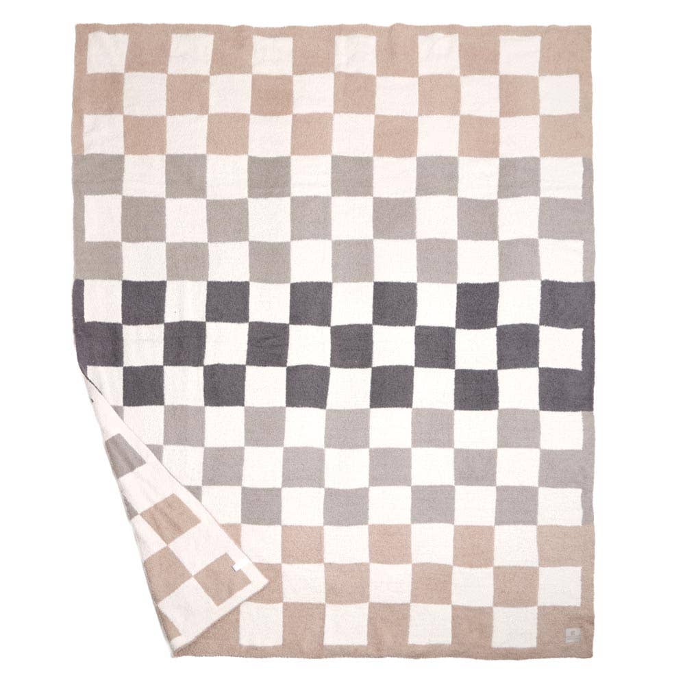 Vibrant Multicolor Checkered Reversible Throw Blanket, Cuddle-Ready Cozy Home Essential, Fabulous Gift Idea Throw Blanket