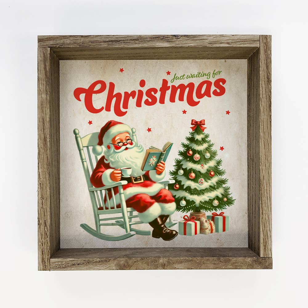 Vintage 1950s Christmas Signs with Retro Santa - Nifty Decor & More
