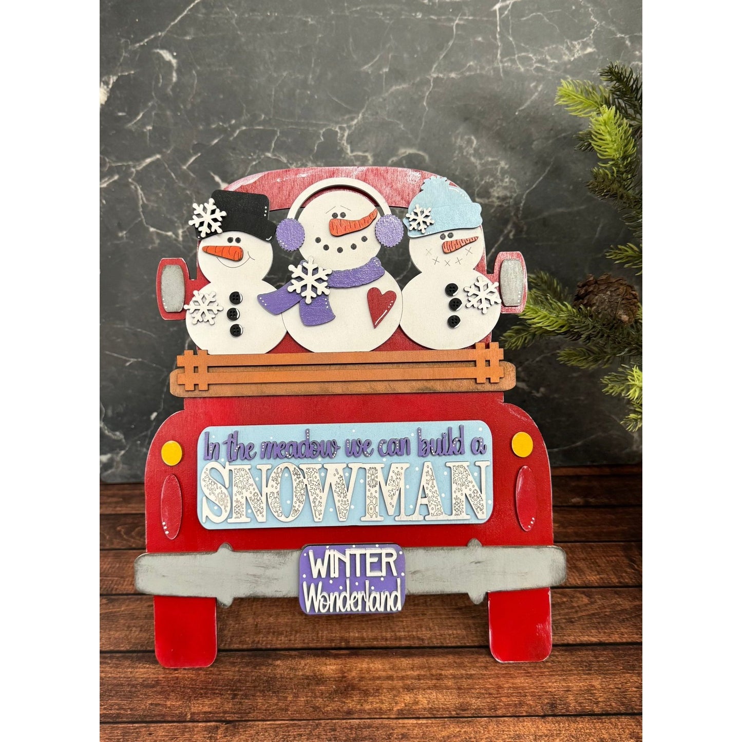 We Can Build a Snowman Truck Interchangeable Add On with Truck