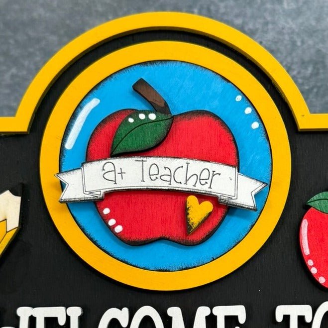 Welcome To Our Classroom Interchangeable Sign Teacher Interchangeable A+ Teacher - ONLY