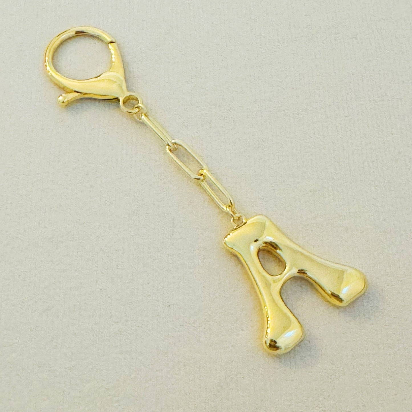 Whimsy Balloon Letter Initial Bag Charm, Fun Preppy Keychain Accessory, Stylish Bag Decoration, Perfect Gift Idea - Nifty Decor & More