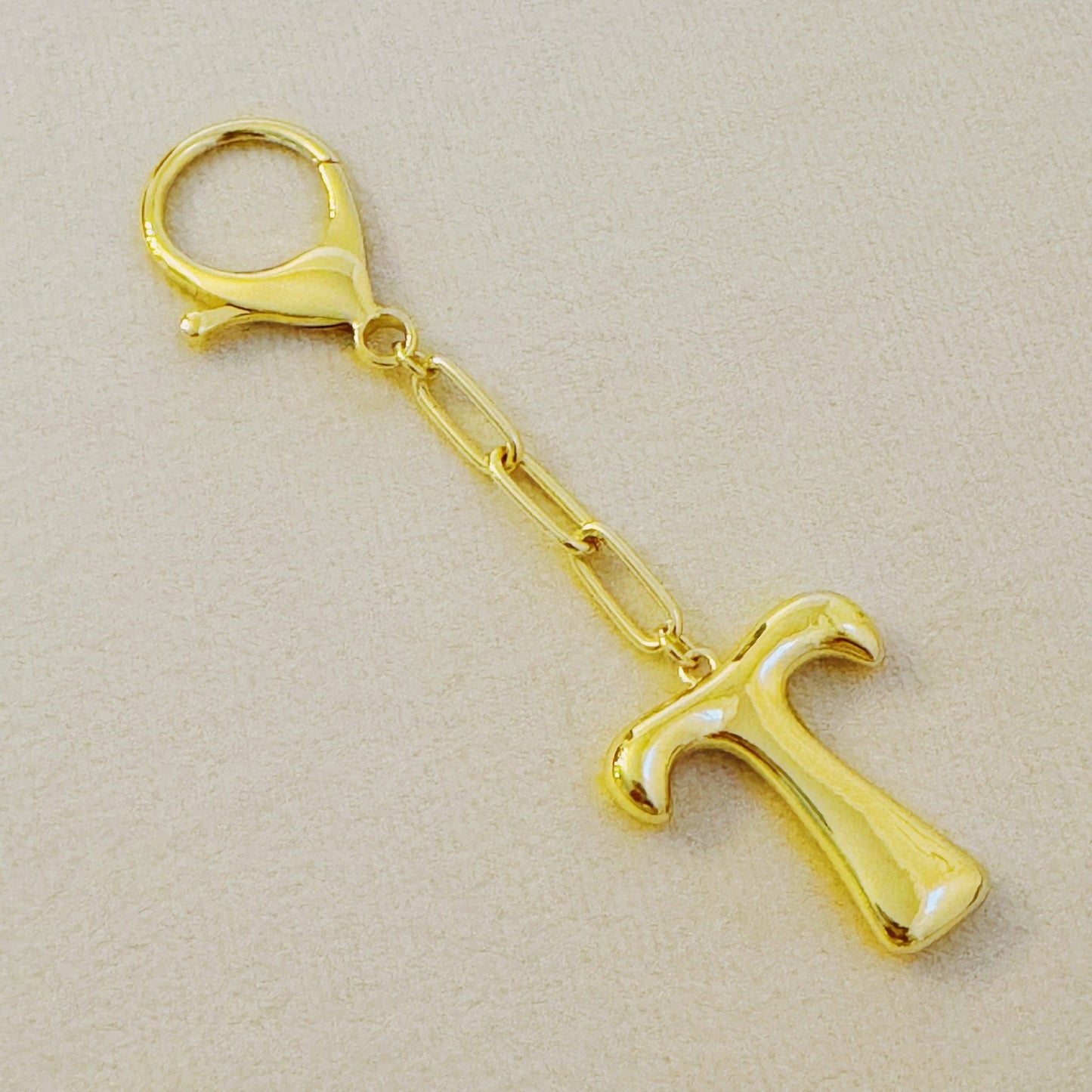 Whimsy Balloon Letter Initial Bag Charm, Fun Preppy Keychain Accessory, Stylish Bag Decoration, Perfect Gift Idea - Nifty Decor & More