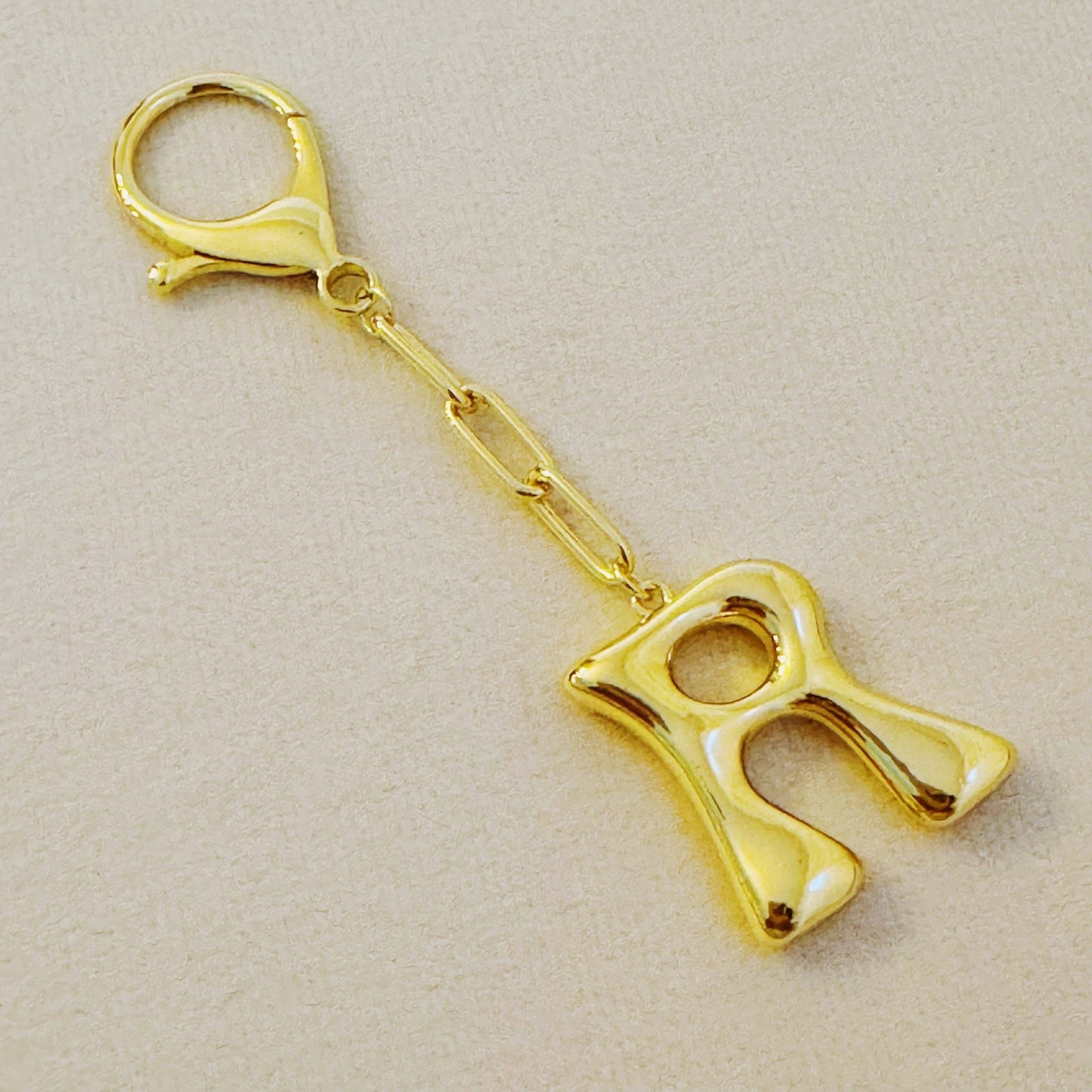 Whimsy Balloon Letter Initial Bag Charm, Fun Preppy Keychain Accessory, Stylish Bag Decoration, Perfect Gift Idea - Nifty Decor & More