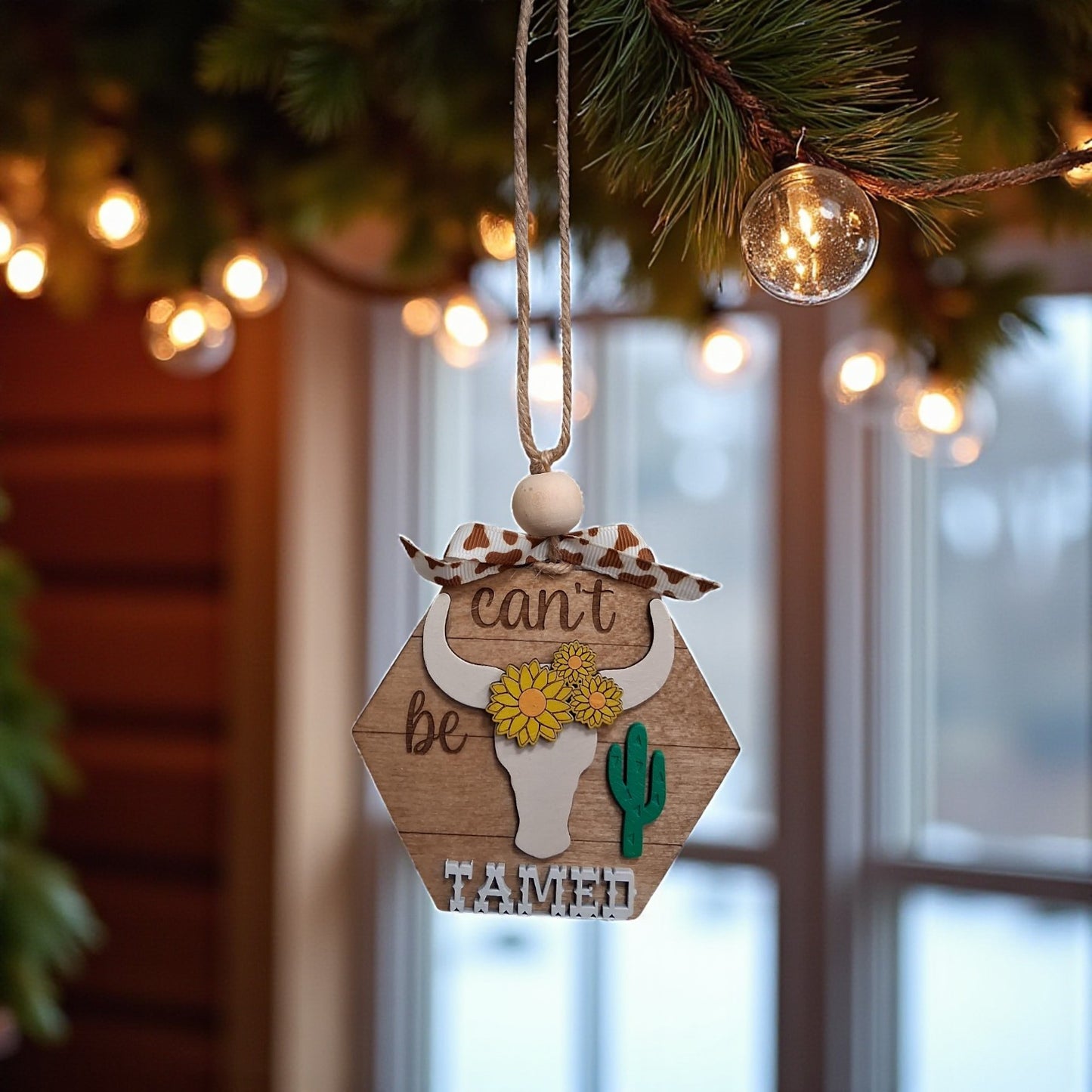 Western Hard To Handle Ornaments Christmas Ornament Tamed Cactus