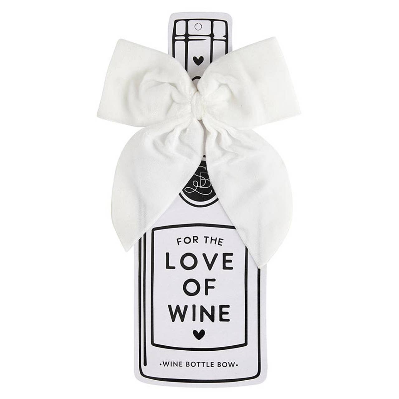 White Wine Bottle Bow - Supplies