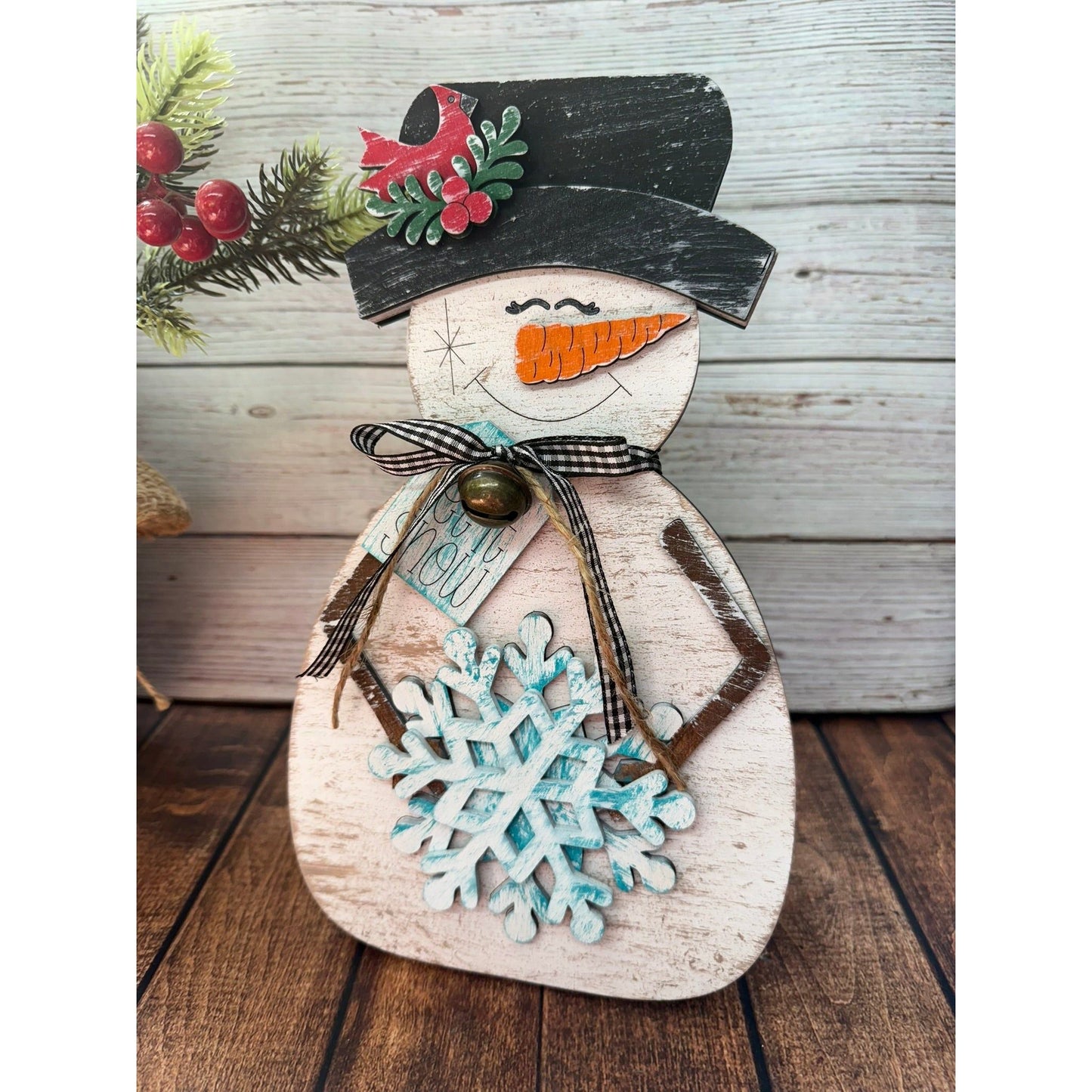 Winter Let It Snow - Snowman - Nifty Decor & More