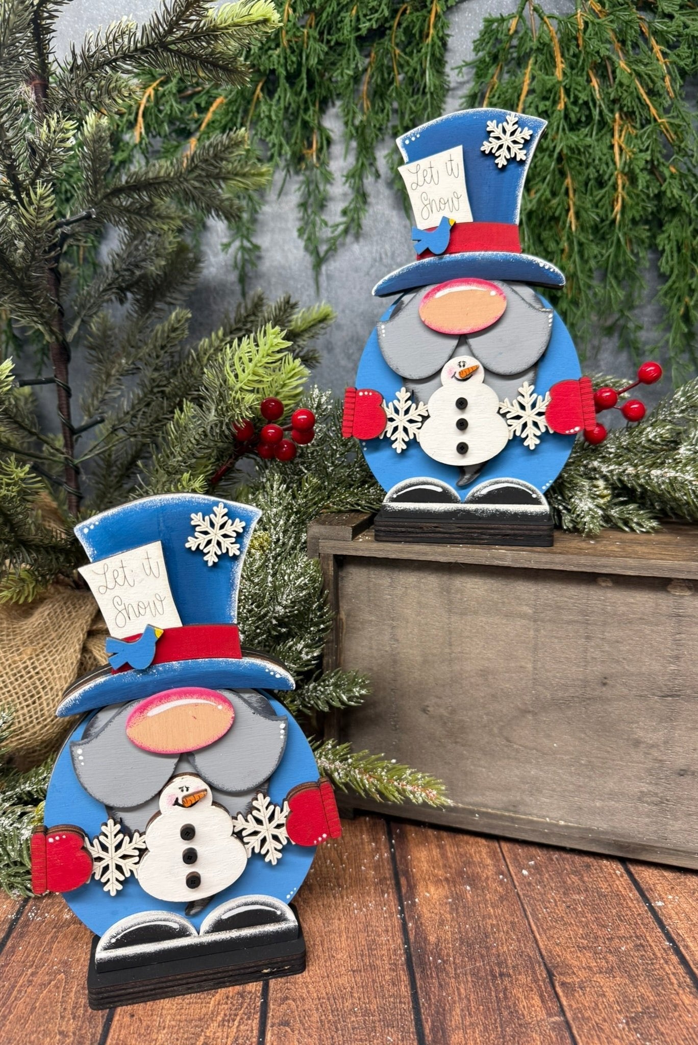 Winter Snowman Gnome - Nifty Decor & More