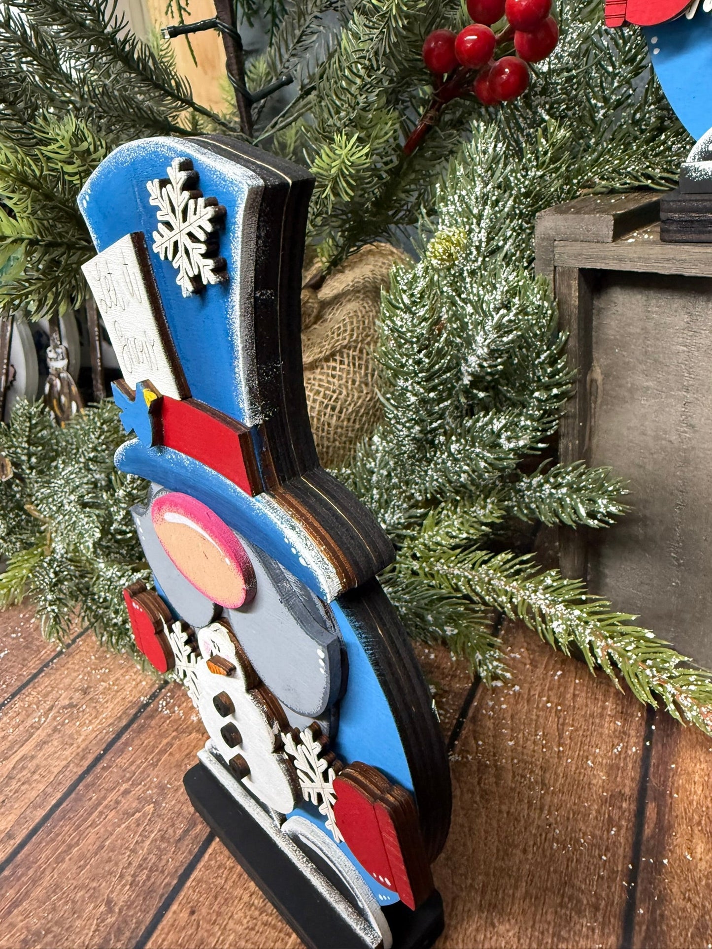 Winter Snowman Gnome - Nifty Decor & More