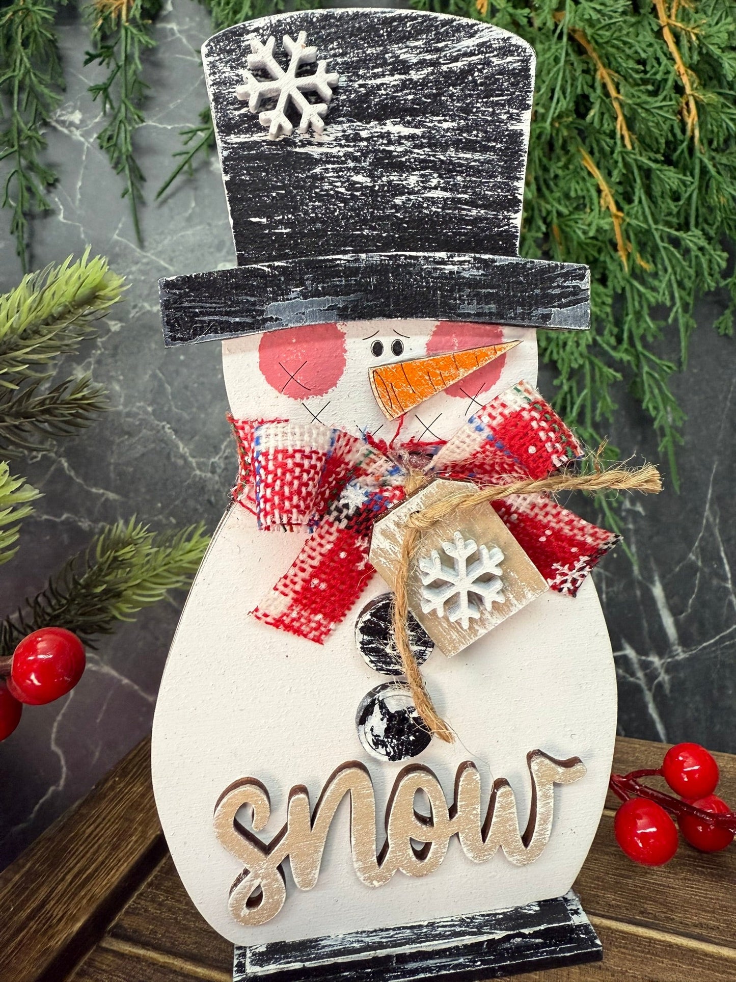 Winter Snowmen Trio Set - Nifty Decor & More