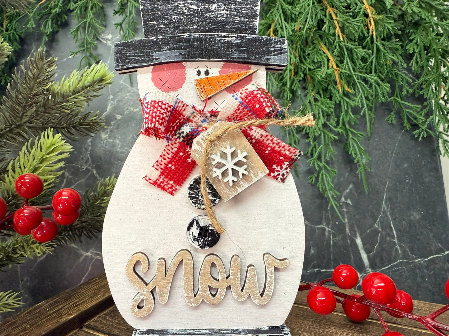 Winter Snowmen Trio Set - Nifty Decor & More