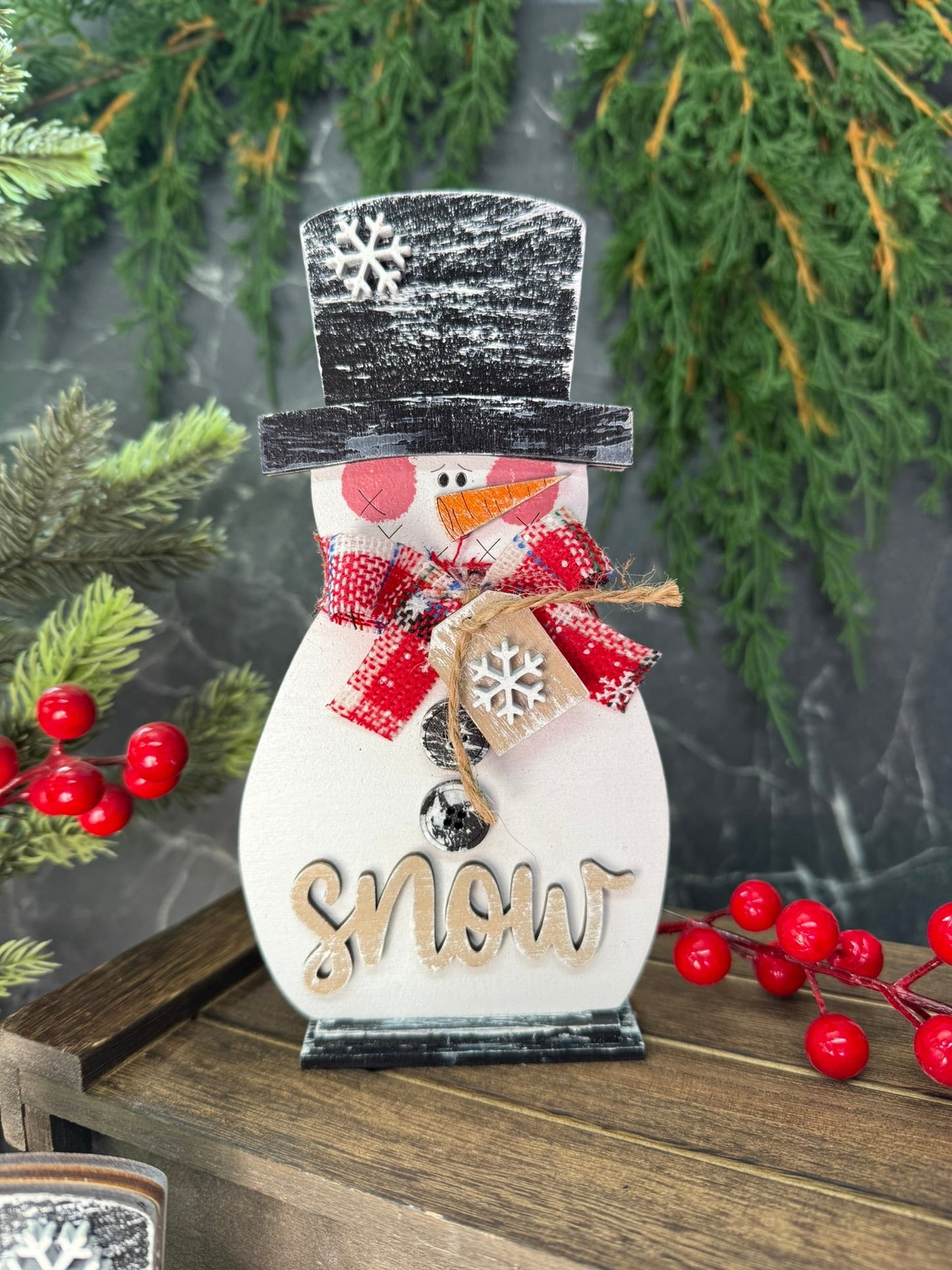 Winter Snowmen Trio Set - Nifty Decor & More