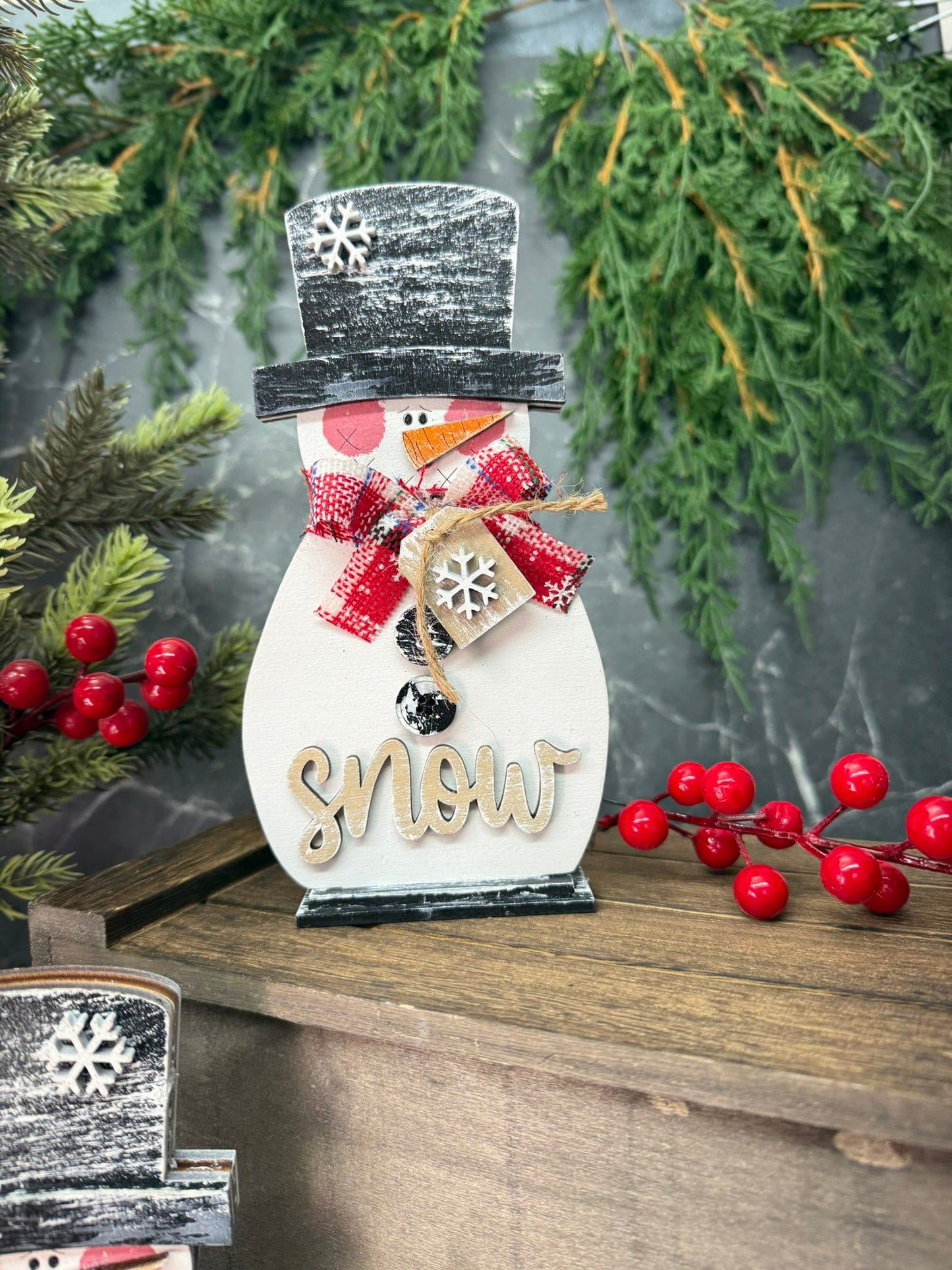 Winter Snowmen Trio Set - Nifty Decor & More